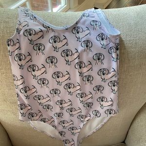 Women’s dachshund swimsuit!